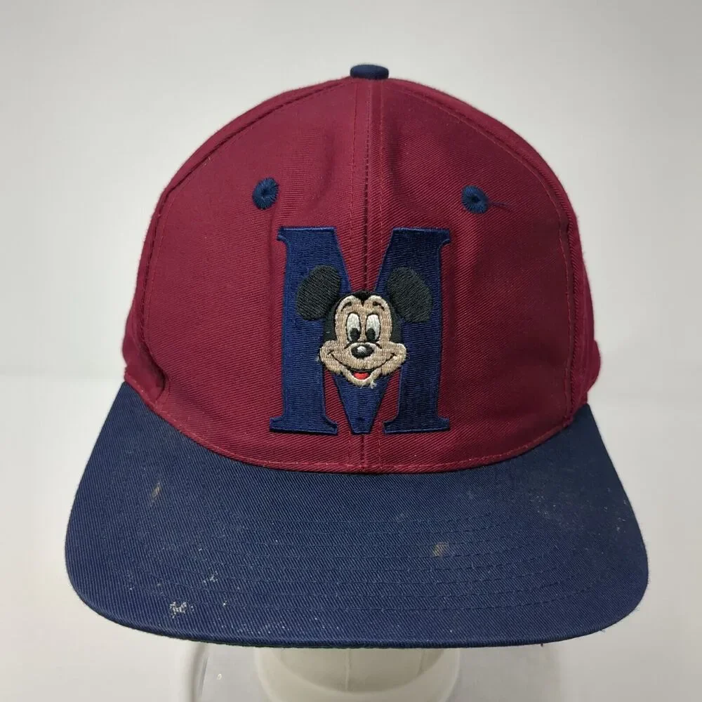 Mickey Mouse Snapback Hat Multi One Size Colorblock Goofy's Hat Co.